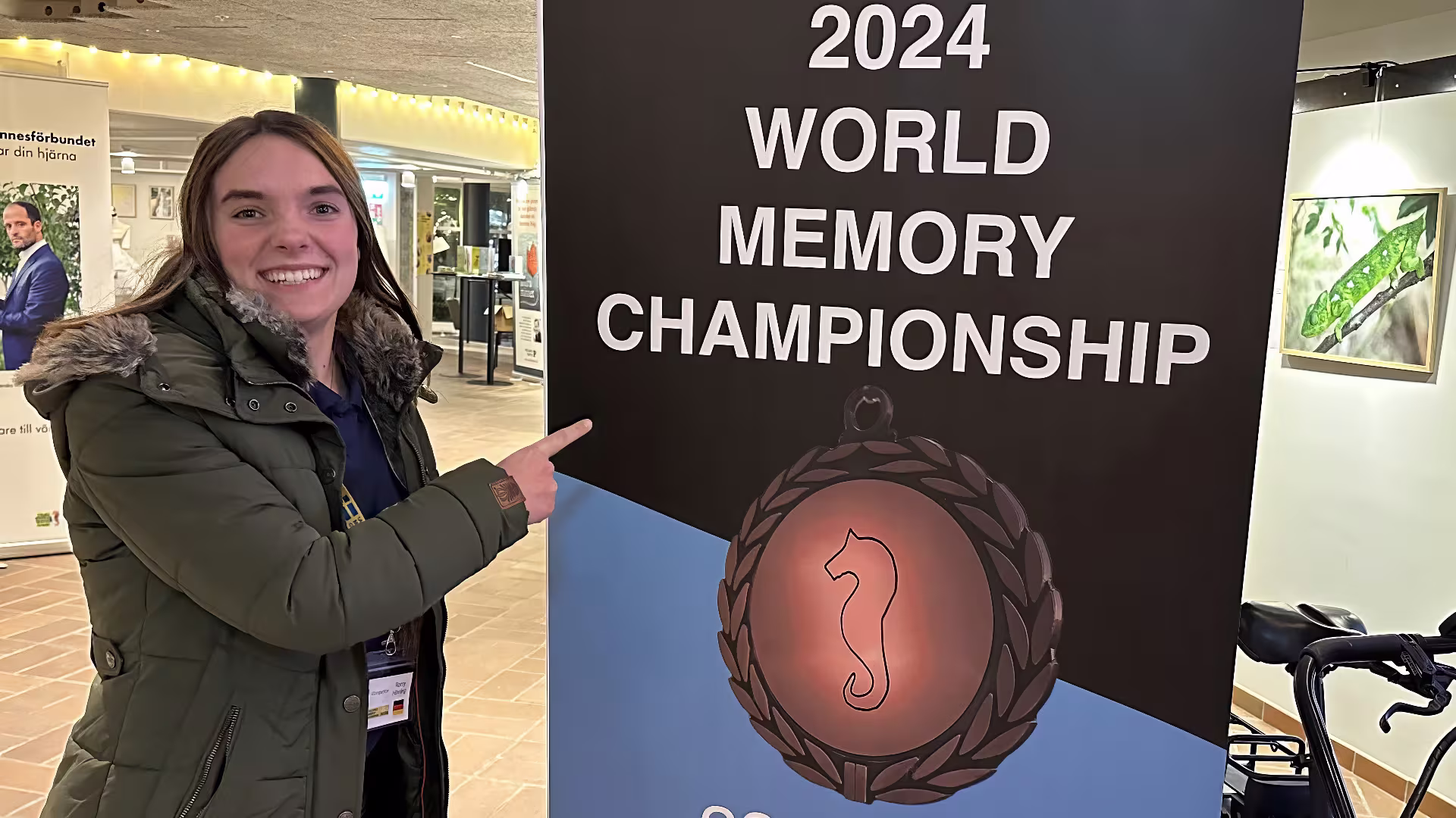 Romy bei Gedächtnissport-WM in Schweden