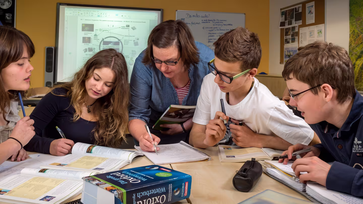 Unsere Klassen haben nie mehr als 12 Schüler