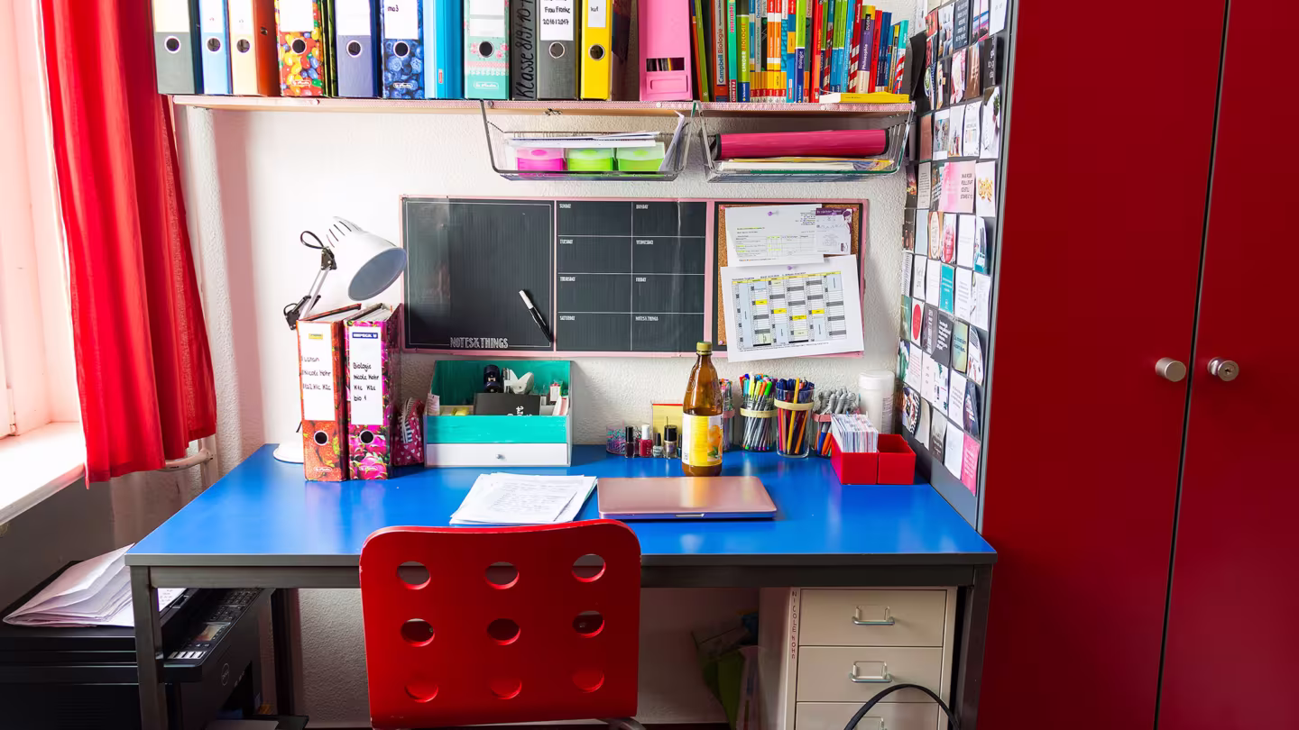 Leben im Internat: Zimmer