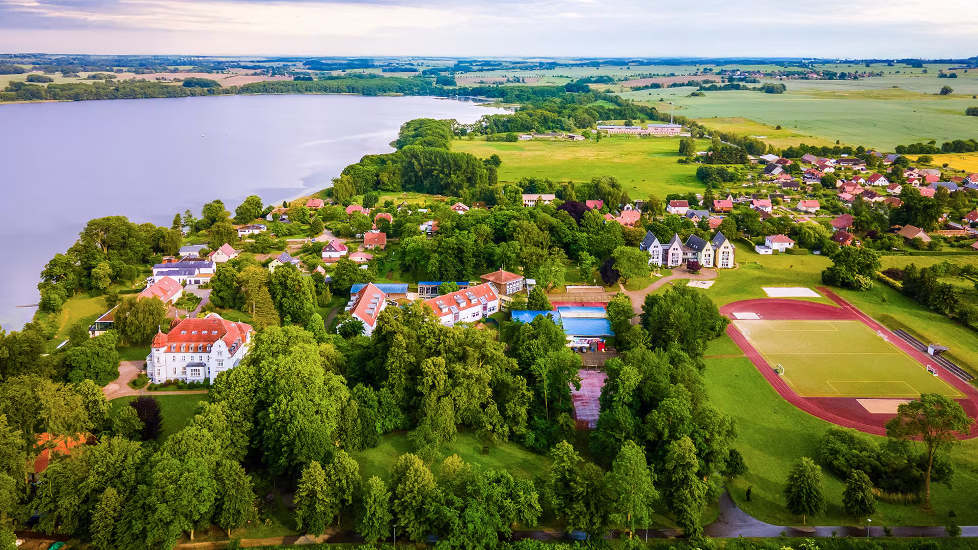 Der Campus von Schloss Torgelow