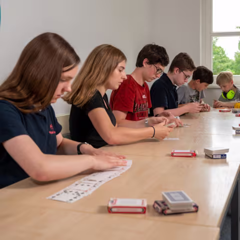 Schüler beim Gedächtnistraining