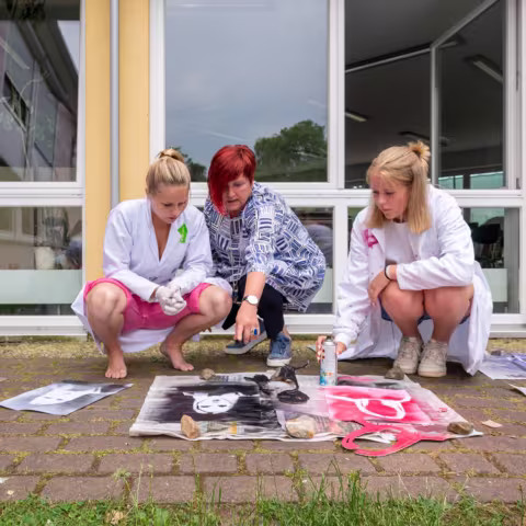 Kultur im Schloss Torgelow: Kunstunterricht