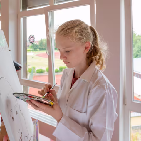 Kultur im Schloss Torgelow: Kunstunterricht