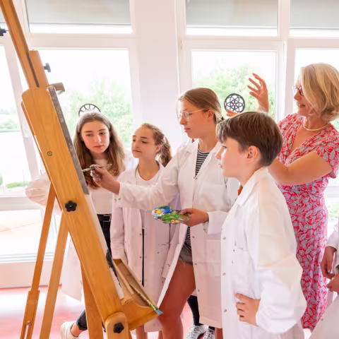 Kultur im Schloss Torgelow: Kunstunterricht