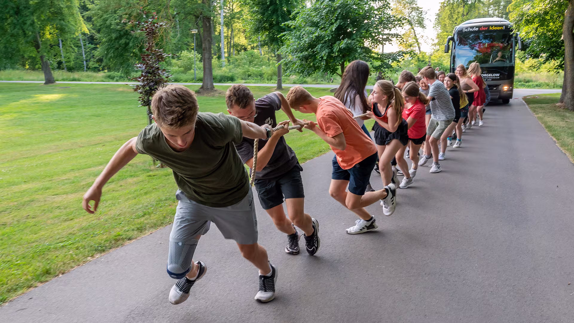 Teamspiele auf Schloss Torgelow